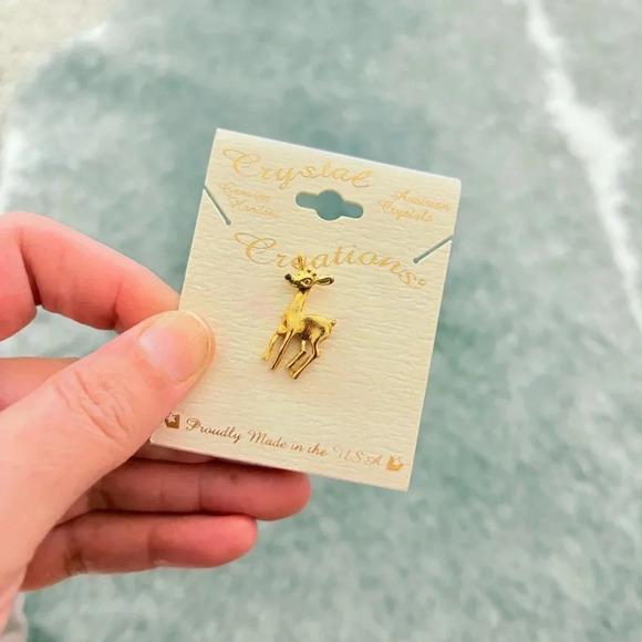 NWT Vintage Rudolph the Red Nose Reindeer Pin - Picture 4 of 6